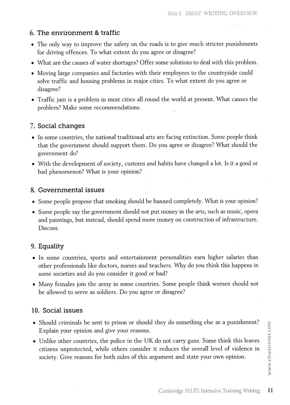 Sách Cambridge IELTS Intensive Training Writing (Không CD)