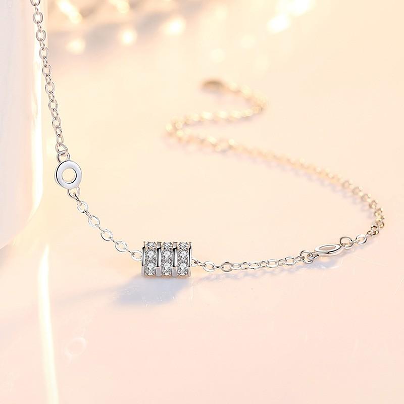 Vòng tay nữ bạc Ý s925 thắt lưng nhỏ S0079 - AROCH Jewelry