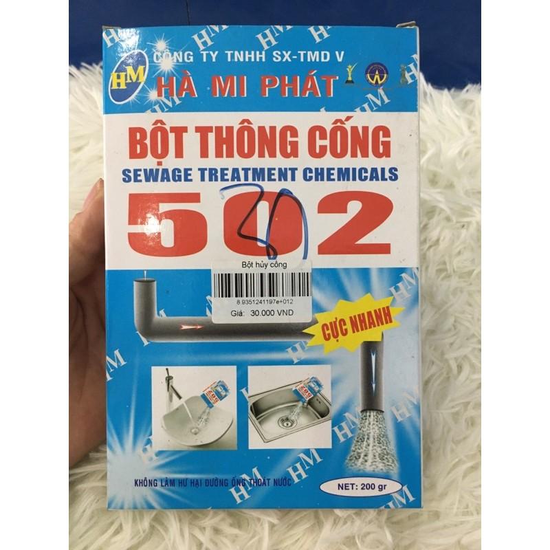 Bột thông cống 502