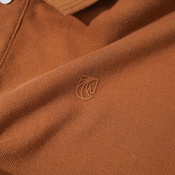 Áo Thun Polo Nam Cổ Bẻ Nâu BY COTTON Brown Basic Polo