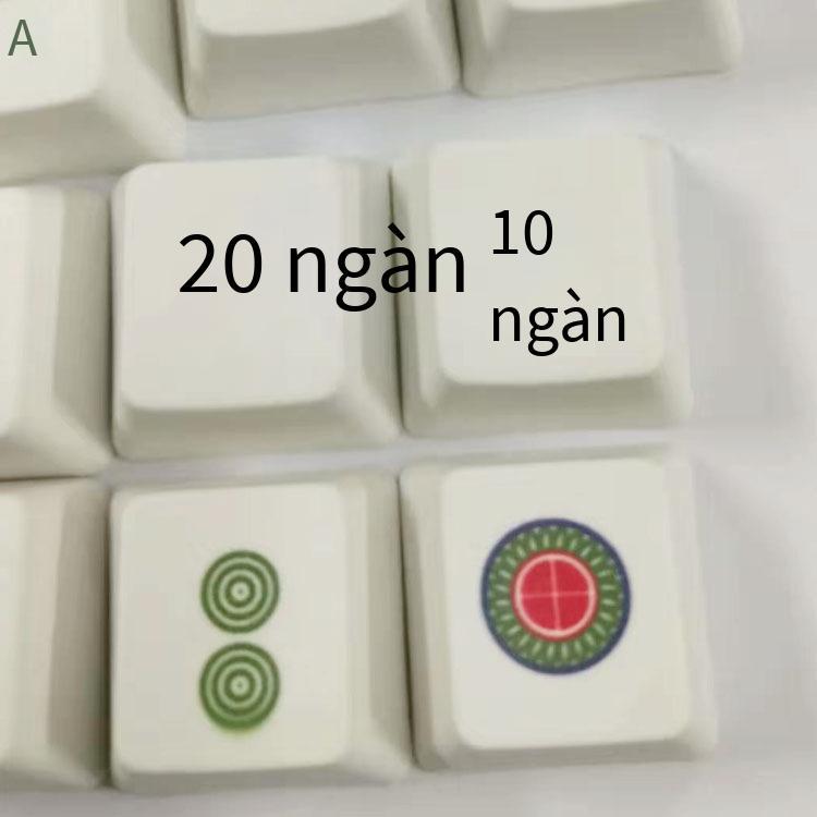 Phong Cách Mới Nhất Thuốc Nhuộm Thăng Hoa Nắp Bàn Phím Cơ Mahjong Keycap Bàn Phím Kỹ Thuật Số Đặc Biệt Cao Cấp Cá Tính Keycap