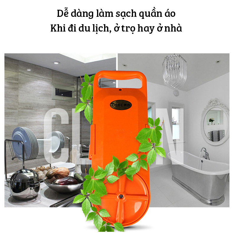 [Nhập CECAMP30KD5 giảm 30K] Máy giặt mini tại xô DEKE GT-16AC tiết kiệm điện cho sinh viên và em bé có hẹn giờ và đảo chiều