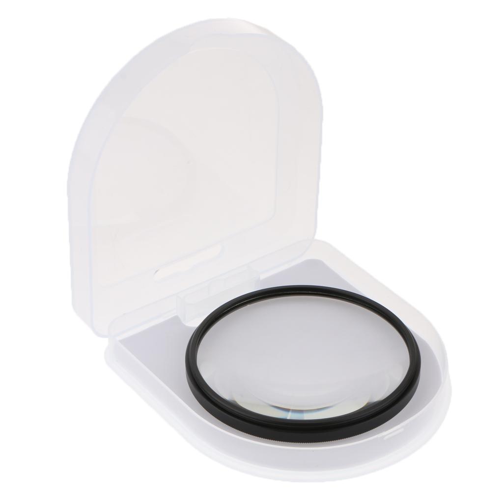 Optics 72mm 4 Point Star Special Effect Camera Cadorders Lens Filter Black