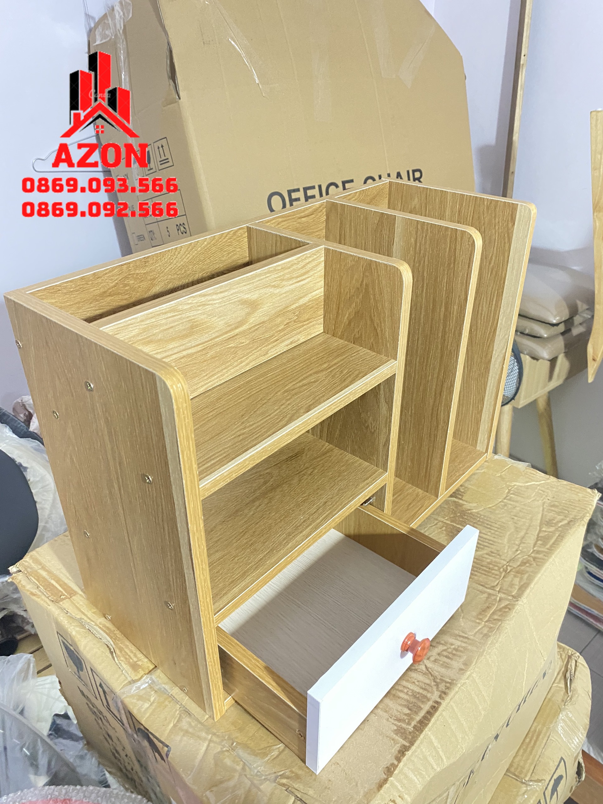 KỆ SÁCH, KỆ SÁCH ĐỂ BÀN, HỒ SƠ VÀ TÀI LIỆU VĂN PHÒNG SIZE 50x20x34cm
