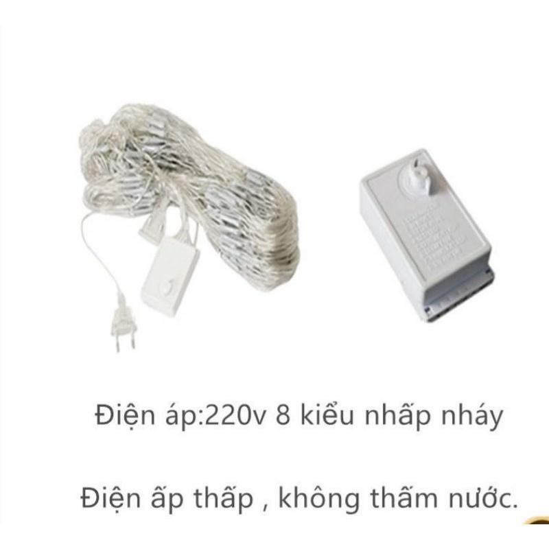 Đèn Trang Trí Đèn led trang trí lưới đánh cá cắm điện 3 x 2 mét