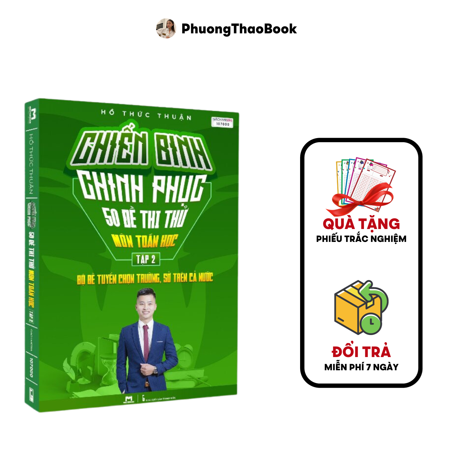 Sách - Chiến binh chinh phục 50 đề thi thử môn Toán Học