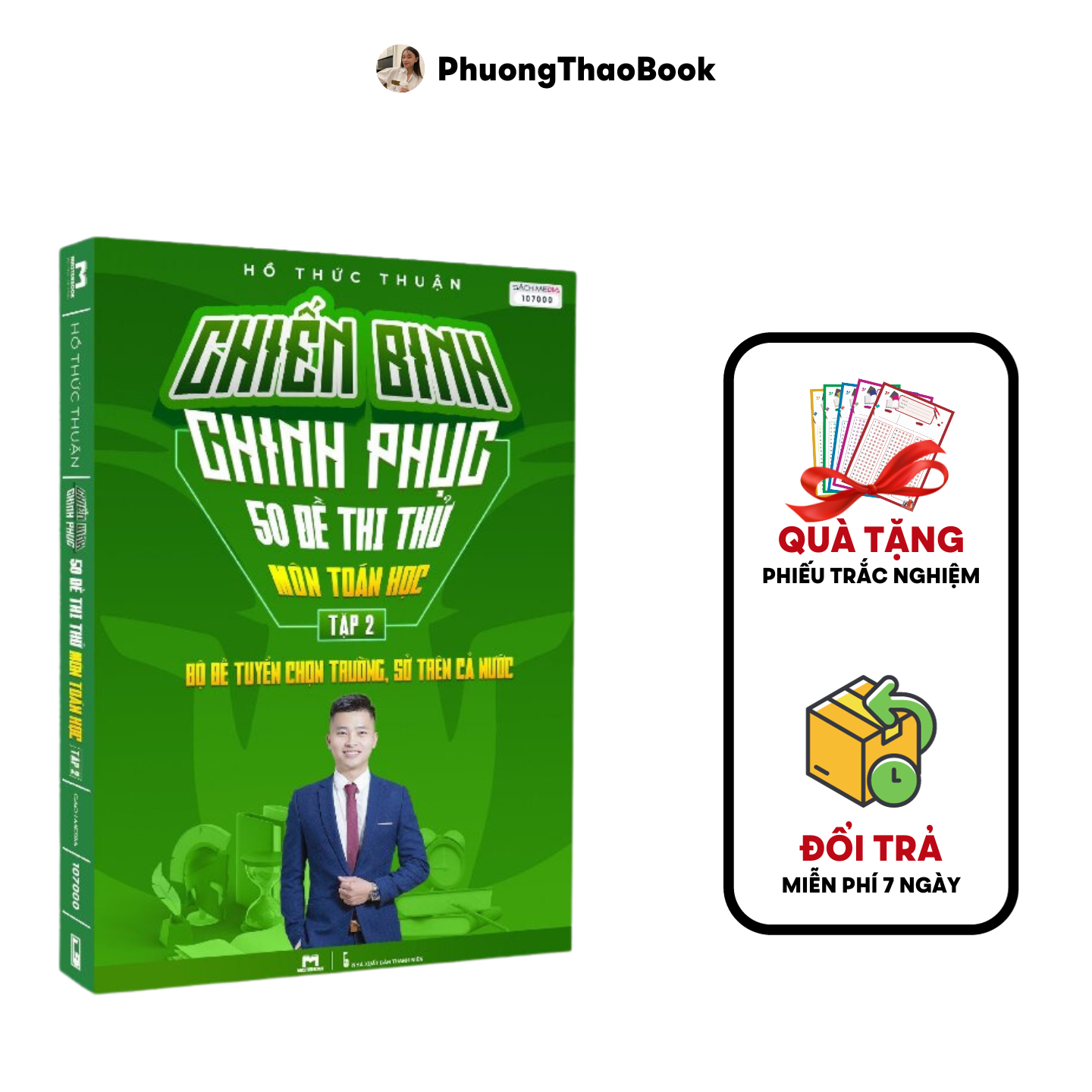 Sách - Chiến binh chinh phục 50 đề thi thử môn Toán Học (tập 2)