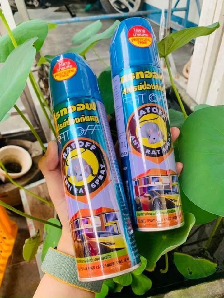 Xịt đuổi chuột, hàng Thái Lan loại mới 300ml, đuổi chuột sinh học an toàn và hiệu quả - Hàng chính hãng
