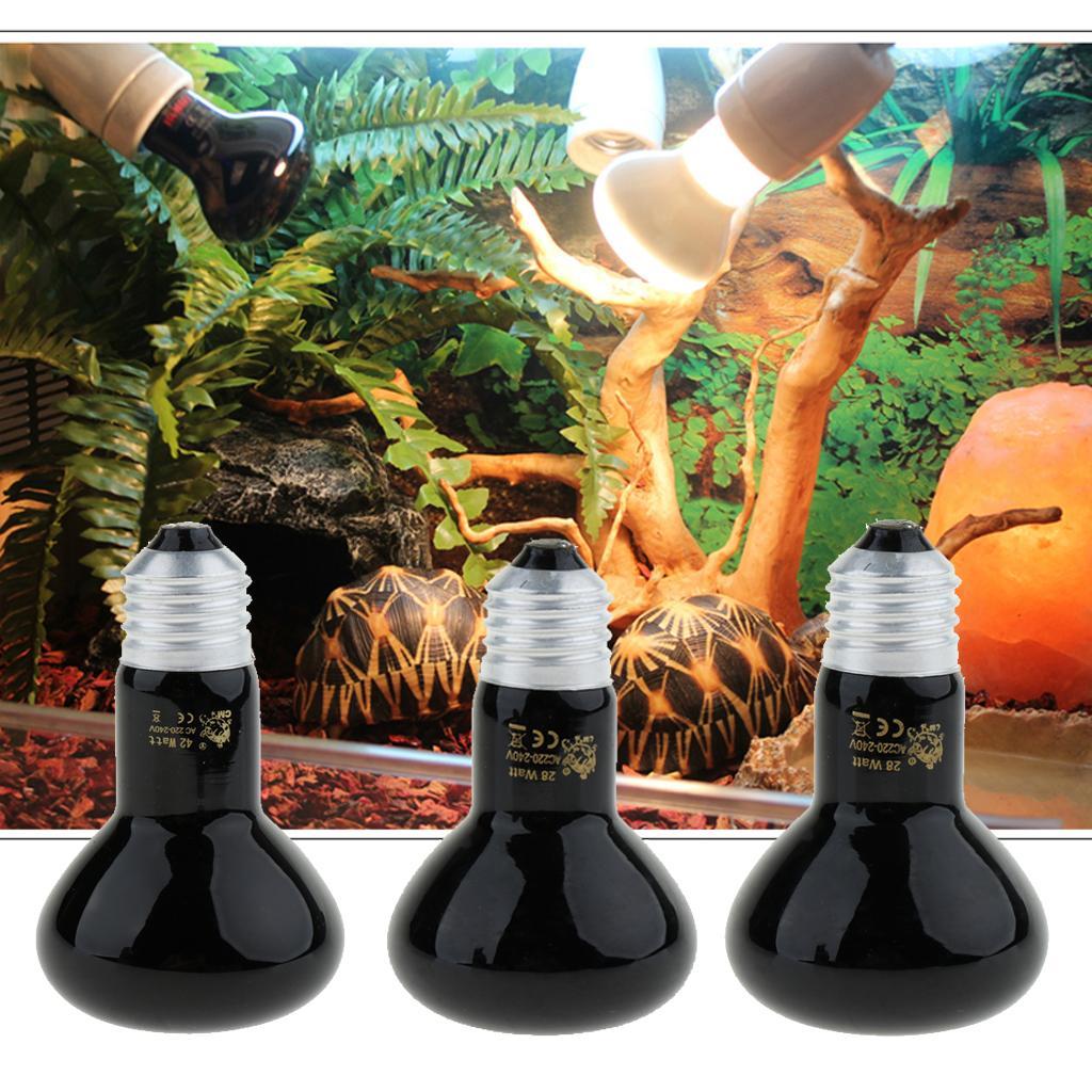E27 Pet Reptile Breeding Infrared Ceramic Heater Light Lamp Bulb