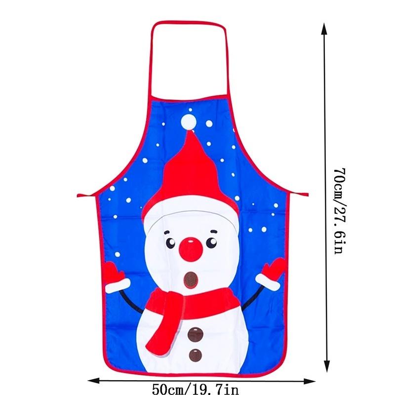 Tạp dề họa tiết hoạt hình phong cách giáng sinh