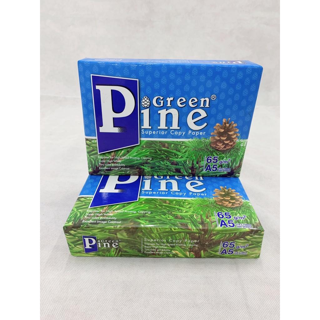 Giấy in, giấy photo Green pine A3, A4, A5 ĐL 65g/m2 ( 500 tờ/1 ram ) - Giấy In Văn Phòng