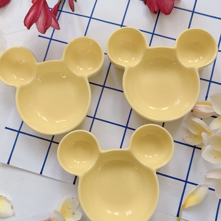 Dĩa Sứ Hình Mickey Dung Tích 50ml