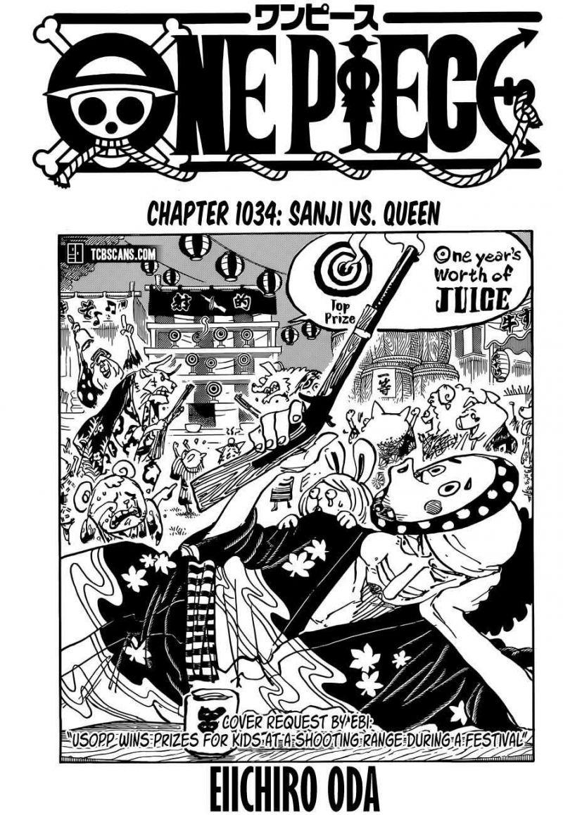 đảo hải tặc - one piece chapter 1034 1