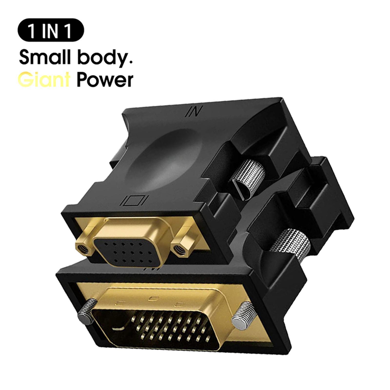 24+1 to VGA Adapter 1080P FHD Resolution Video Connector for Laptop TV