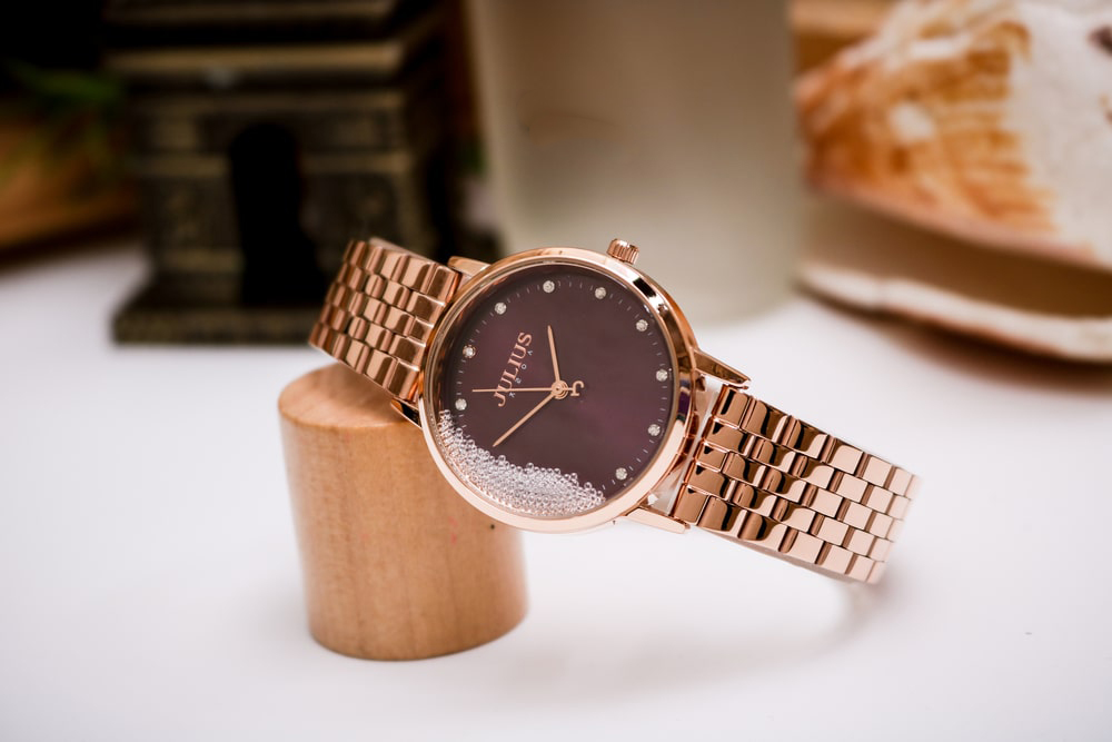 Đồng Hồ Nữ JA-1283 Julius Hàn Quốc Dây Thép