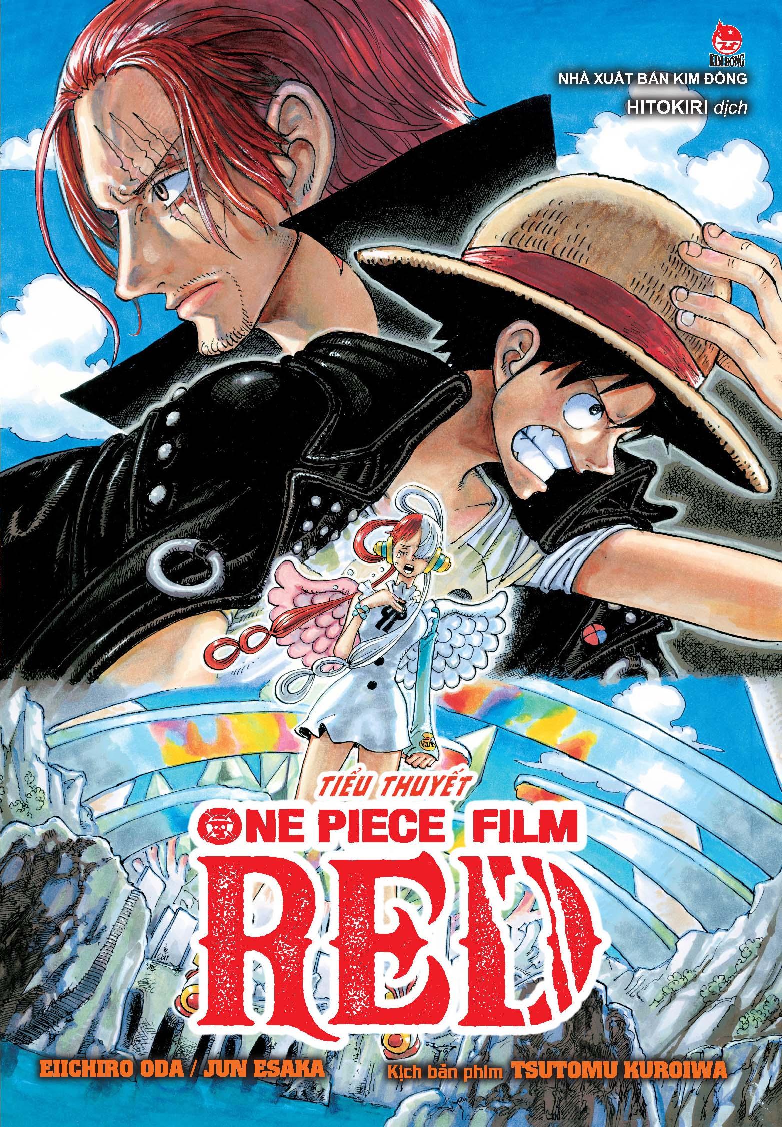 Tiểu Thuyết One Piece Film RED - Tặng Kèm Bìa Áo Và Poster Gập Sẵn Bên Trong