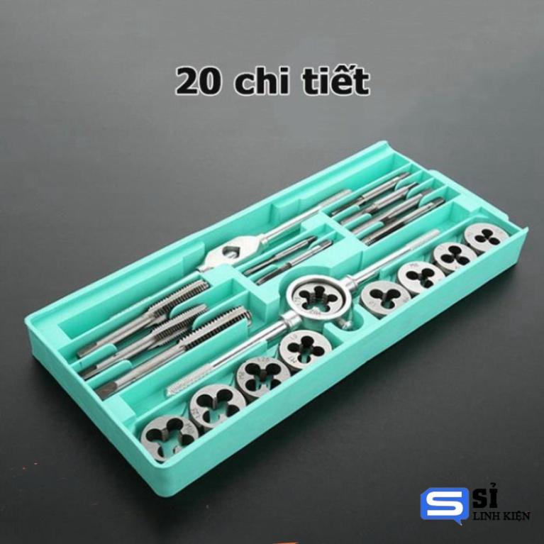 Bộ tạo ren 12 20 chi tiết bộ taro hợp kim siêu cứng