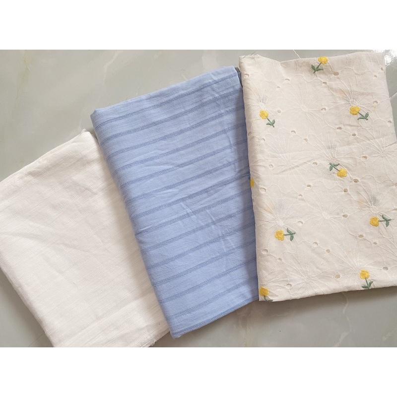 SET VẢI THÔ THÊU SALE