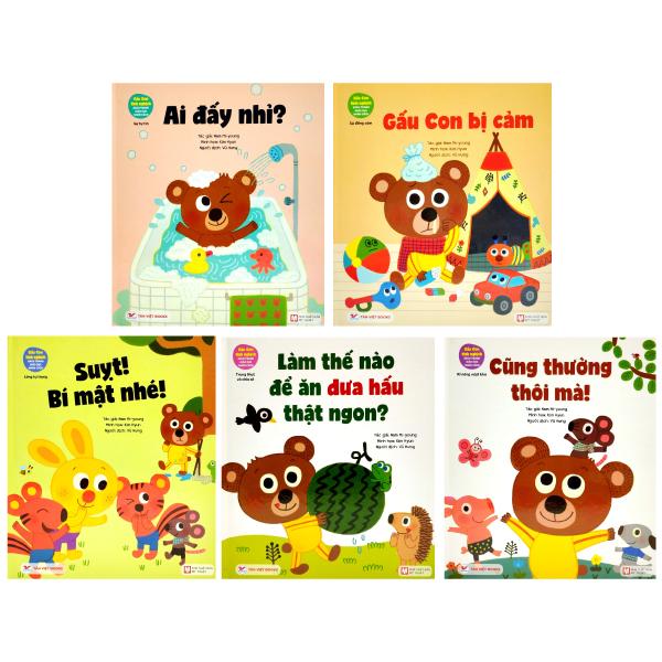 Bộ Sách Gấu Con Tinh Nghịch - Bìa Cứng (Bộ 5 Cuốn)