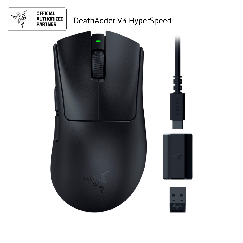 Chuột Gaming không dây Razer DeathAdder V3 HyperSpeed - Hàng chính hãng