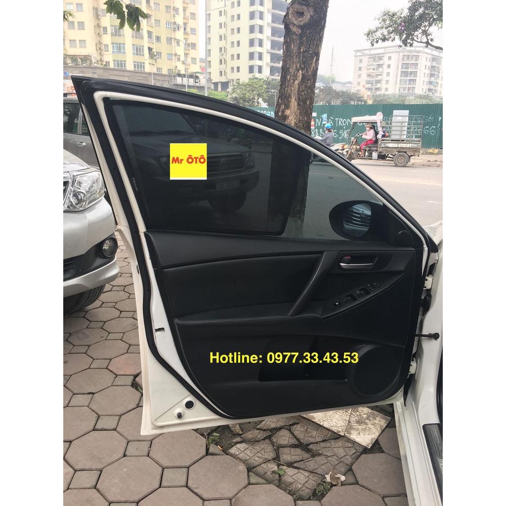 Rèm Che Nắng Xe Mazda 3s Hatback Loại 1. Cam Kết Vải Dày, Chuẩn Khít Theo Xe