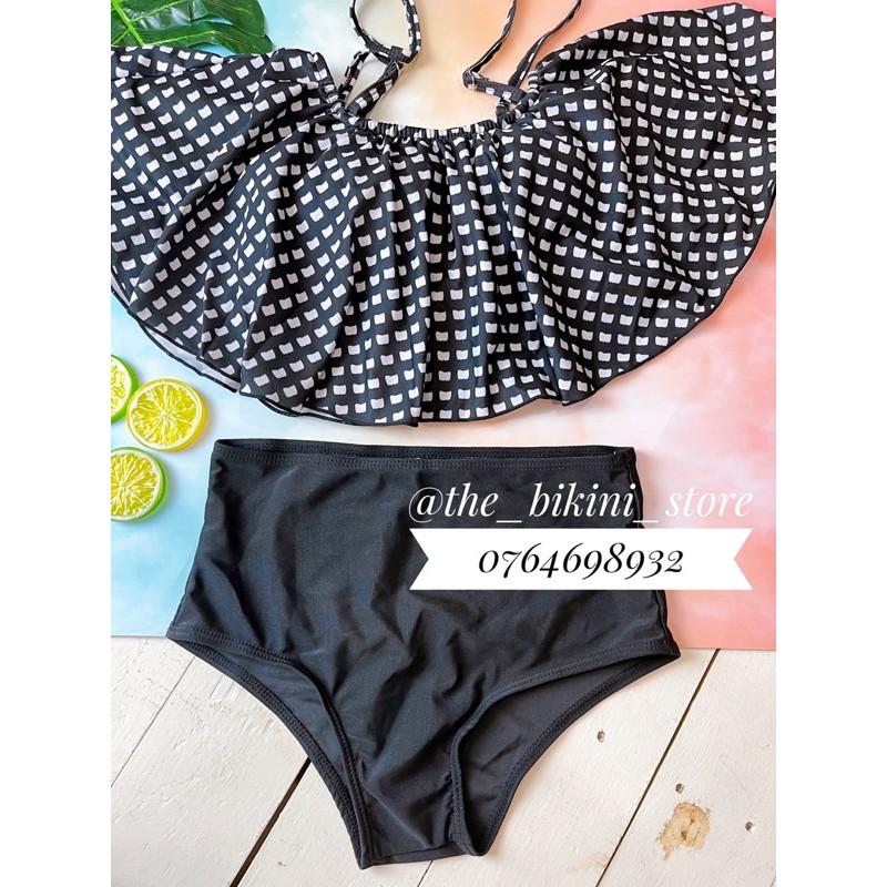 Bikini cạp cao áo bèo che khuyết điểm