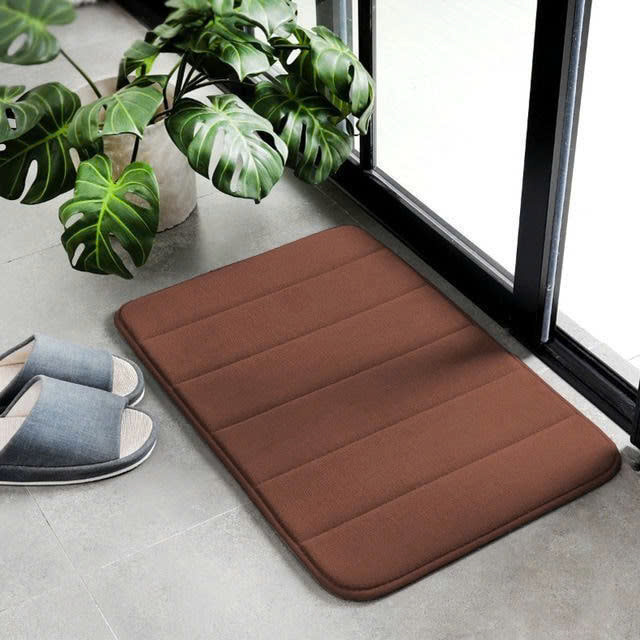 COMBO 2 Thảm Lau Chân Chùi Chân Nhà Tắm chống trượt 3d nhà bếp welcome cao cấp khách sạn đế cao su hút nước 60x40 - Giao Màu Ngẫu Nhiên