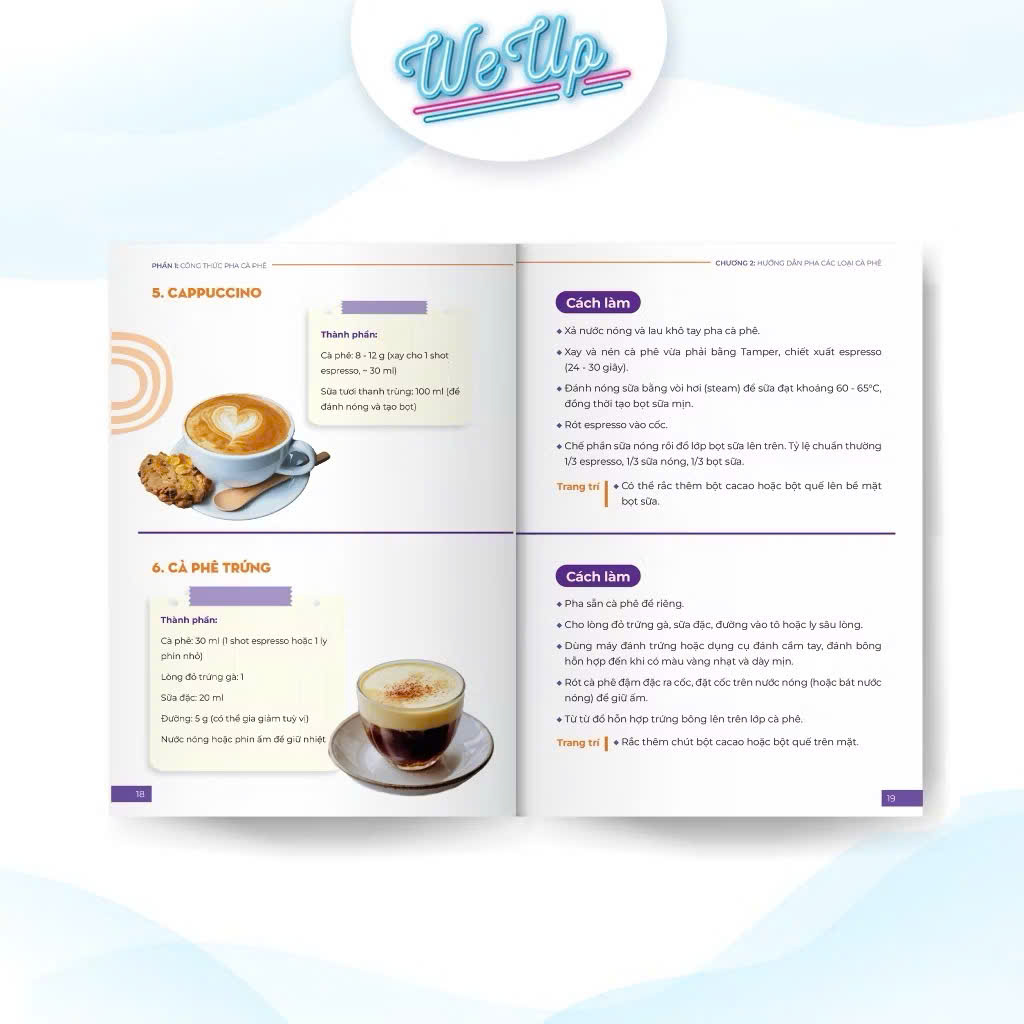 Combo sách: 50 Công Thức Nấu Ăn và Hướng Dẫn Pha Chế Trà Sữa &amp; Cà Phê