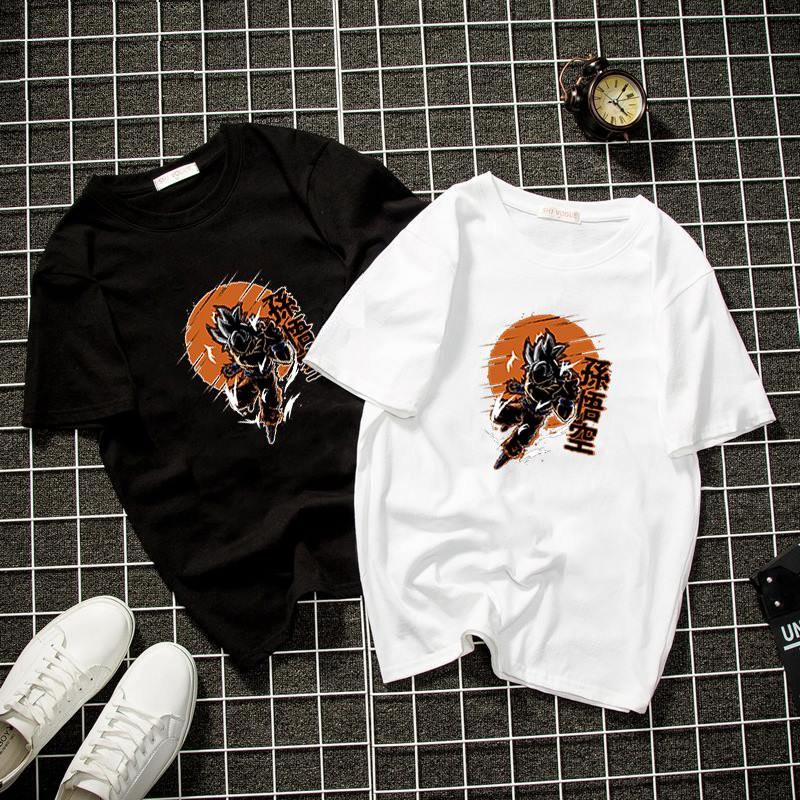 Áo thun unisex form rộng goku cá tính vải dày mịn 2020T2514