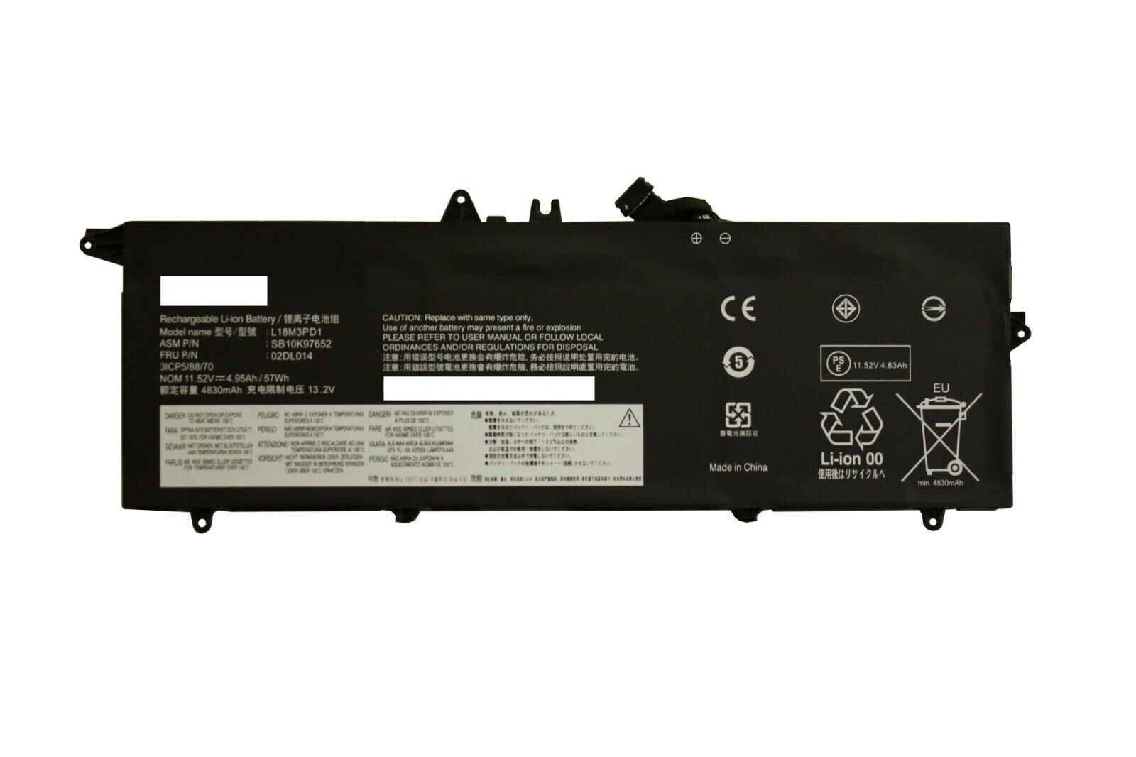 Pin Battery Dùng Cho Laptop Lenovo ThinkPad T490s T495s L18L3PD1 L18M3PD2 L18C3PD2