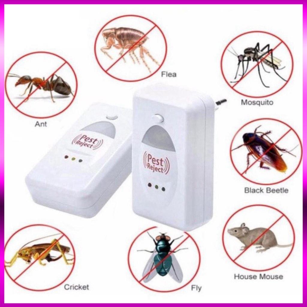 Thiết Bị Đuổi Côn Trùng Pest Reject - Máy Đuổi Chuột, Gián, Muỗi, Ruồi, Kiến, Mối