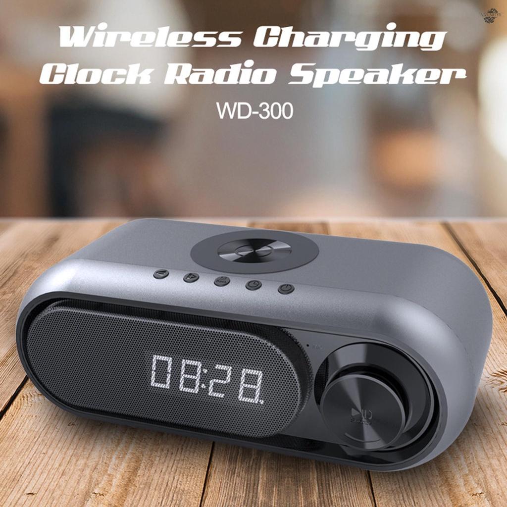 Loa Bluetooth Không Dây Kỹ Thuật Số Đa Năng Tích Hợp Đồng Hồ Báo Thức Và Phụ Kiện
