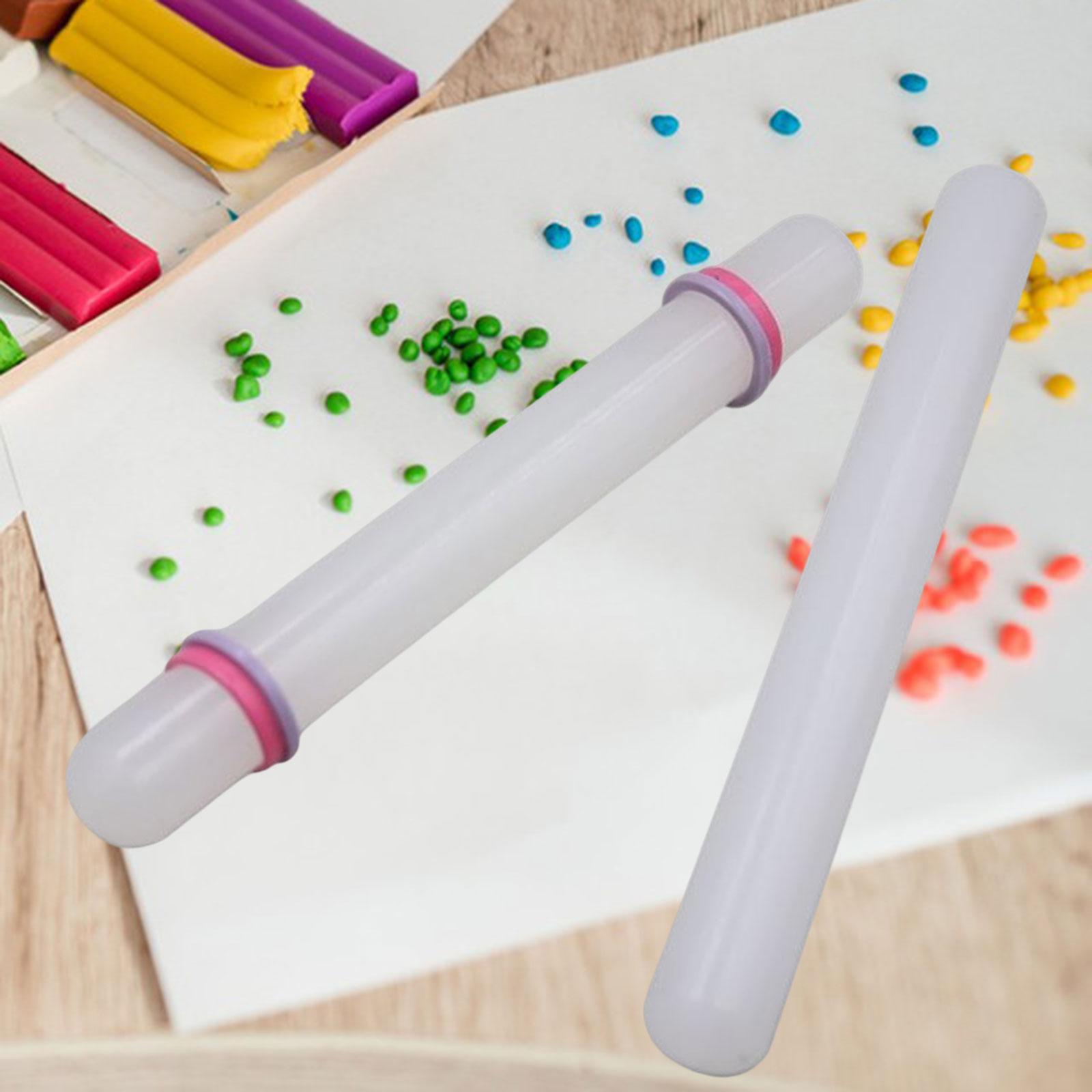 Cookie, Lightweight Fondant Tool Polymer DIY Durable Polymer Clay Tube Roller