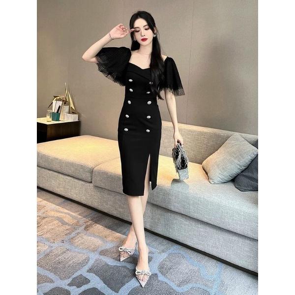 ĐẦM BODY PHỐI NÚT CAO CẤP