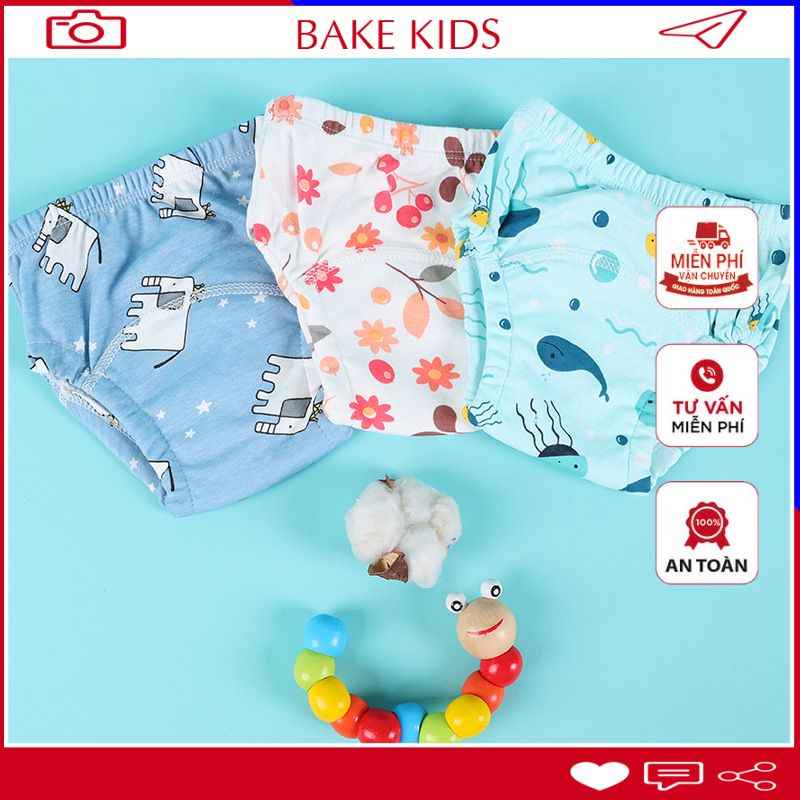 Set 5 Quần bỏ bỉm Sunny ju 6 lớp cao cấp chống hăm hiệu quả cho bé từ 4-17kg