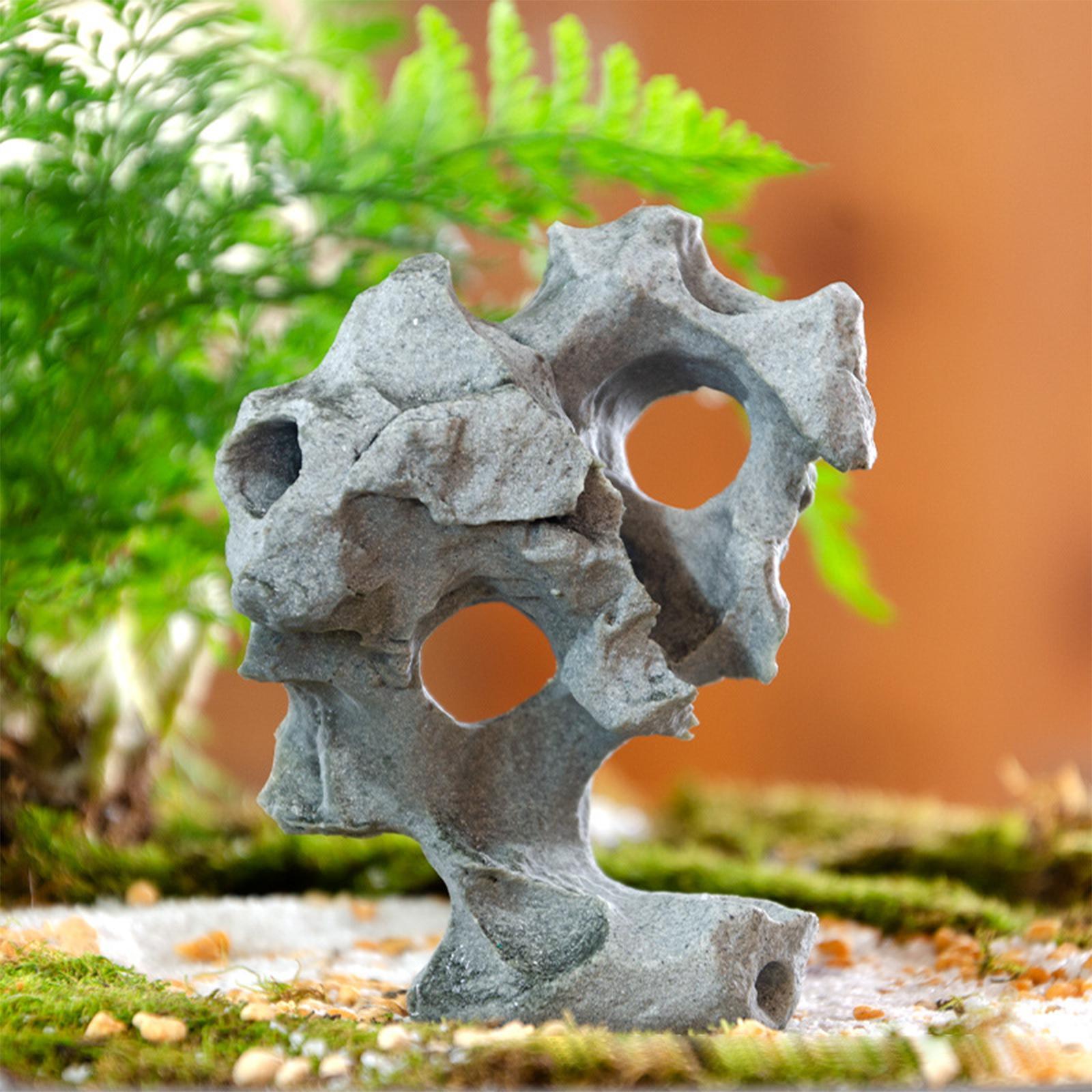 Aquarium Landscape Play Rockery Landscaping Ornament Hideout Fish Tank Rock