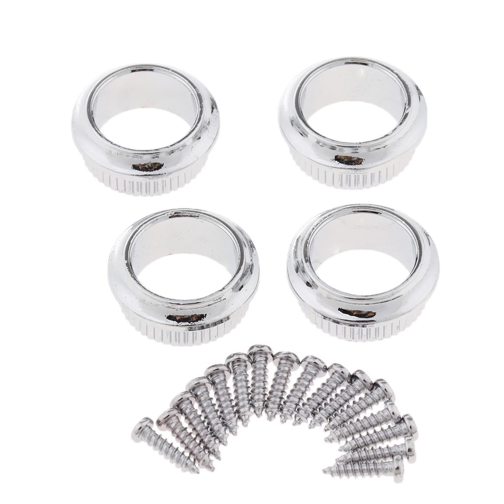4 PCS Metal String Tuning Pegs Machine Heads Tuner for Electric Bass 4R