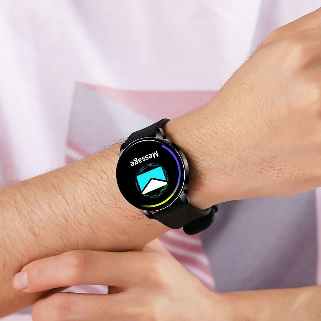 Smart Watch Outdoor Sport Fitness Tracker Bracelet Bacd Black
