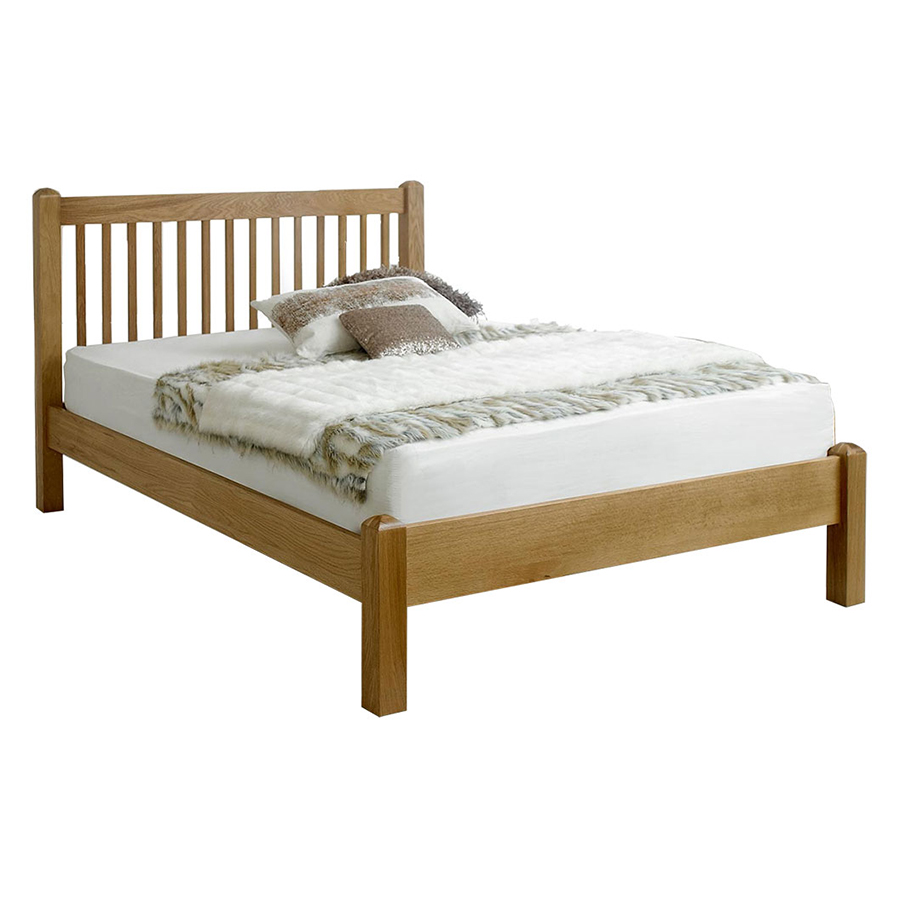 Giường đôi Trafagar gỗ sồi 2m