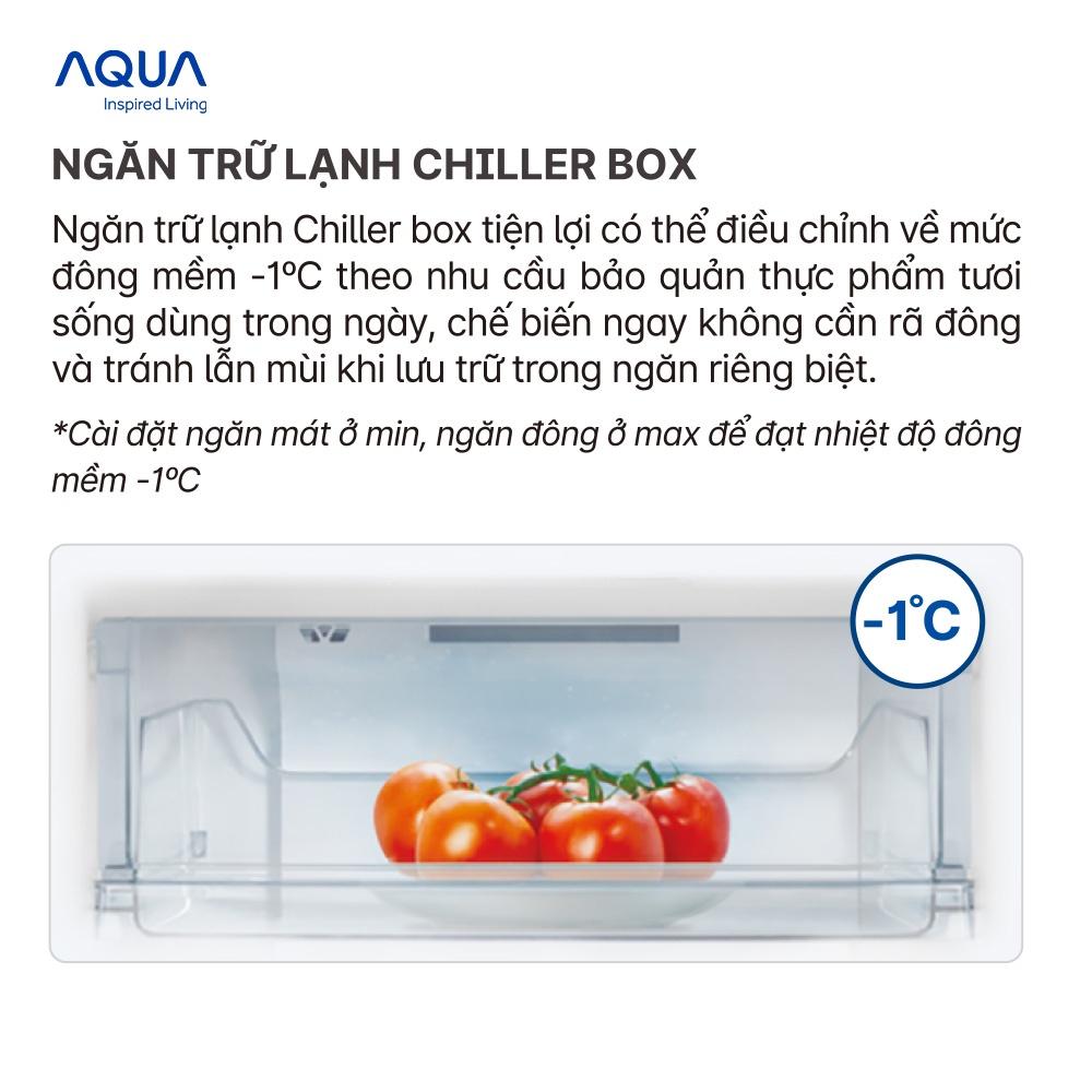 Tủ lạnh ngăn đông trên Aqua 212 Lít AQR-T239FA(HB) - Hàng chính hãng - Chỉ giao HCM, Hà Nội, Đà Nẵng, Hải Phòng, Bình Dương, Đồng Nai, Cần Thơ