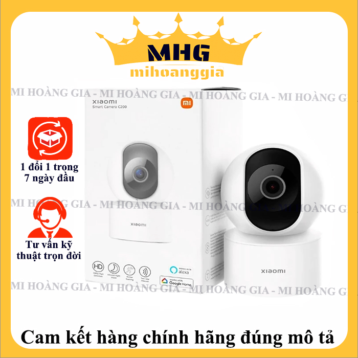 Camera Xiaomi MI Home Security C200 360 độ 1080P - Bản 2023 - Phát hiện chuyển động AI - Hàng nhập khẩu