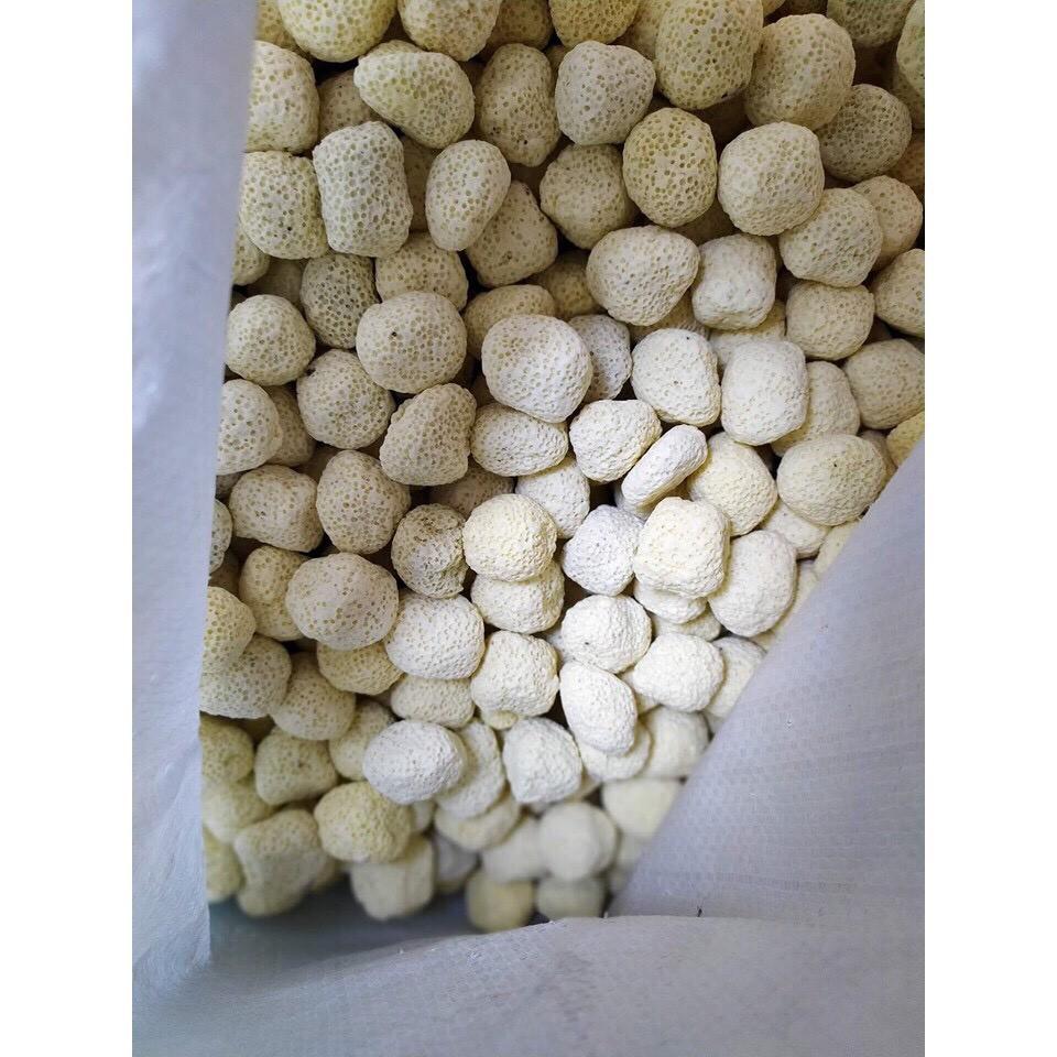 1 kg sứ bi vàng- vật liệu lọc cho bể cá