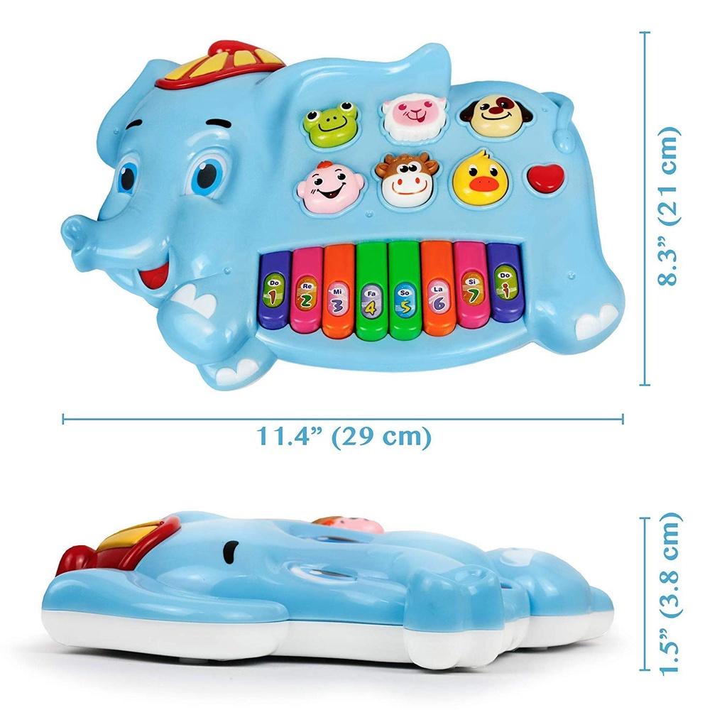 Đồ Chơi Đàn Piano Cho Bé HCM Hình dáng màu sắc đẹp, Âm thanh hay,nhiều chế độ, Có đèn sáng, quà tặng bé yêu.