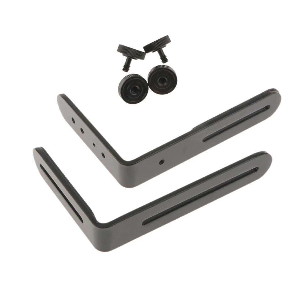 Dual L-shaped Metal Bracket/Holder Mount for Canon Camera&Speedlite Flash