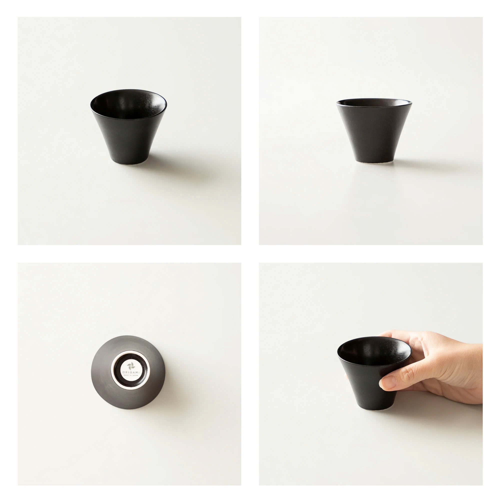 Ly sứ ORIGAMI Sensory Milk Beverage Cup 140ml không quai