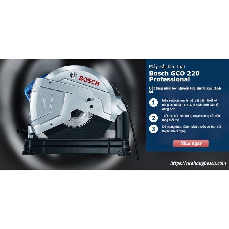 Máy cắt sắt 355mm Bosch GCO 220 2200W 0601B373K0- Chính hãng