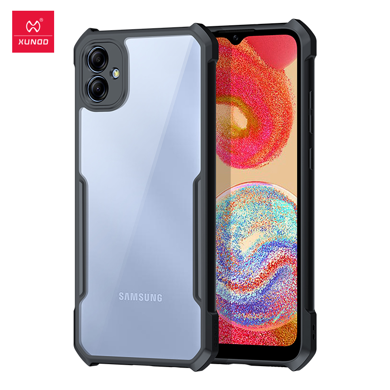 Ốp Lưng Chống Sốc Mặt Lưng Trong Suốt Bảo Vệ Cho Samsung Galaxy A04, A04s - Hàng Chính Hãng Xundd