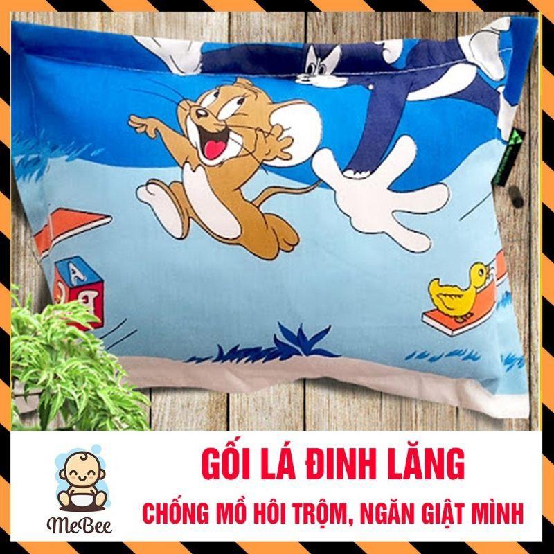 Gối lá đinh lăng kio chống ra mồ hôi trộm cho bé/ nhiều mẫu