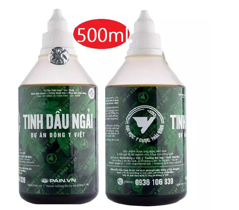 Combo 2 chai Tinh Dầu Ngải 500 ml + 1 chai 50ml