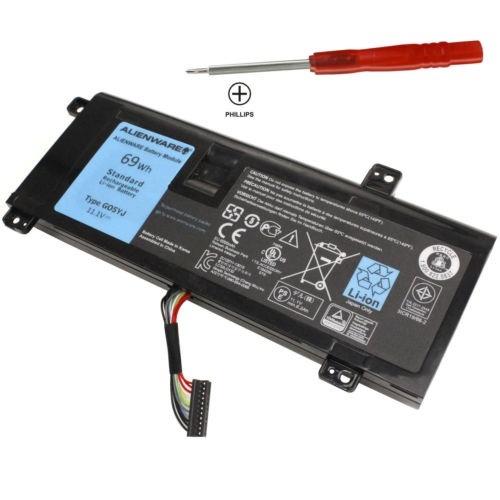 Pin Laptop Dùng Cho Dell Alienware M14X R1 M14X R3 M14X R4 P39G G05YJ Battery Original 69Wh